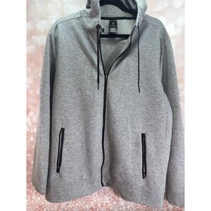 Member's Mark Gray Everyday Full Zip Active Hoodie Menswear